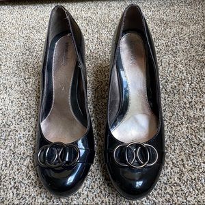 Black Patent Pumps